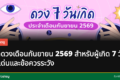 ดวงเดือนกันยายน 2569